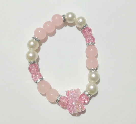 Pink Bear Bracelet