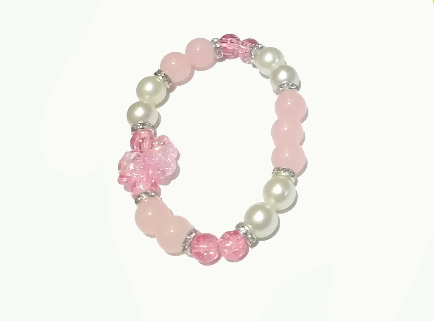 Pink Bear Bracelet
