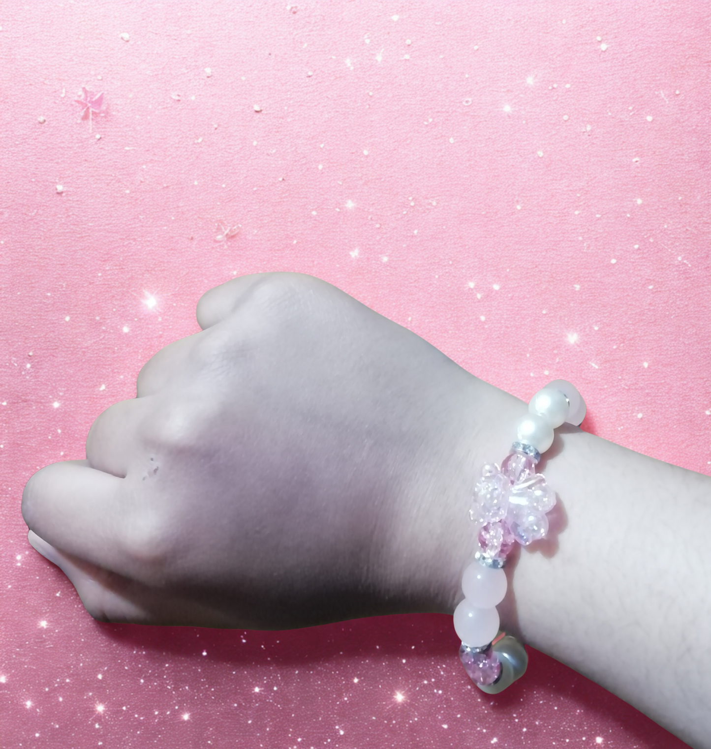 Pink Bear Bracelet